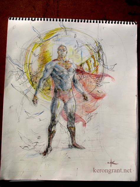 Keron Grant Blog Superman Sketch