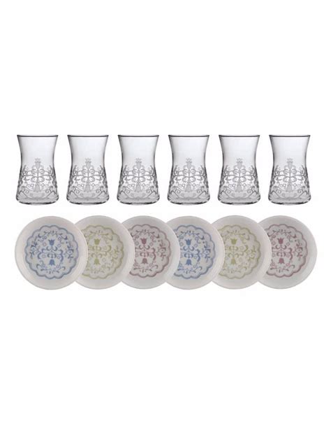 Buy Laleli Turkish Tea Glass Set For Six Grand Bazaar Istanbul Online