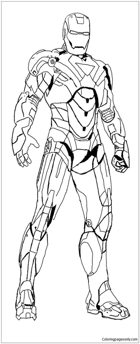 Heroes Iron Man Coloring Pages Avengers Coloring Pages Coloring