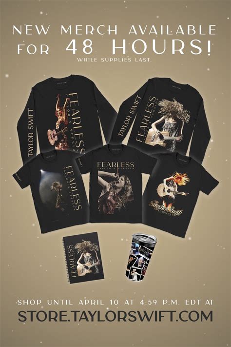 New Merch Available For 48 Hours 💛 In 2021 Taylor Swift Merchandise