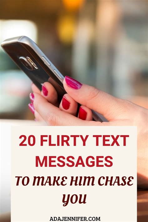 20 Flirty Text Messages To Make Him Chase You Make Him Chase You