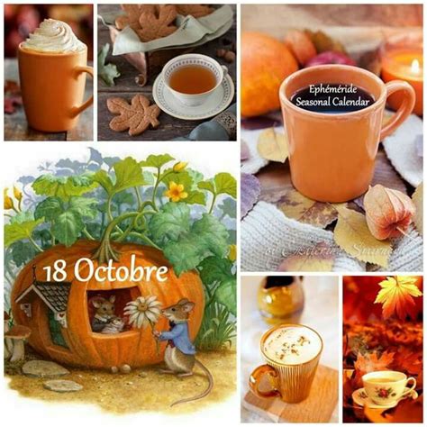 Éphéméride Seasonal Calendar Octobre Halloween Ephemeride