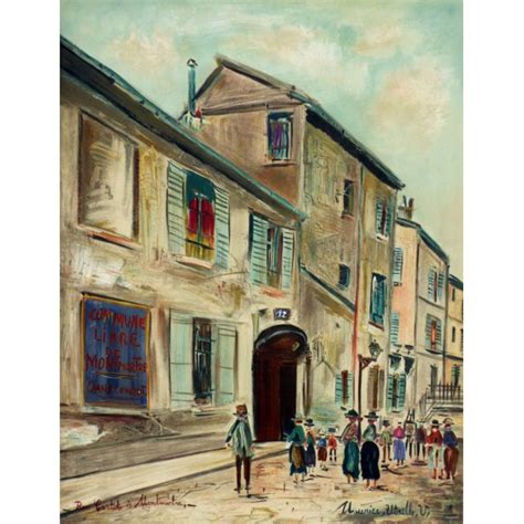 Maurice Utrillo Purchase And Sell Artworks Paris Montmartre