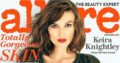 Keira Knightley Topless On Allure Talks Anorexia Rumors Getting