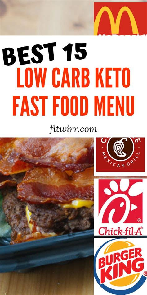 Best 15 Low Carb Keto Fast Food Menu Items You Can Order At Everyones