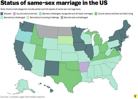 Same Sex Marriage Is Winning In Two Maps Vox
