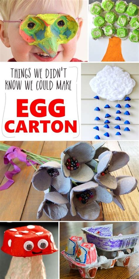 20 Things You Can Do With An Egg Carton Fun Crafts For Kids Toddler