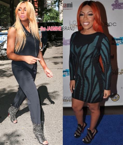 Back At It Again Kmichelle And Tamar Braxton Spar Kermit The Frog