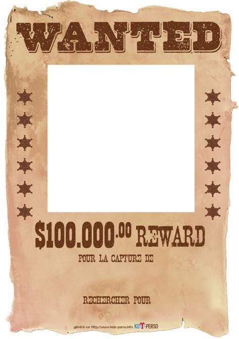 Download Wild West Wanted Poster For Free Artofit