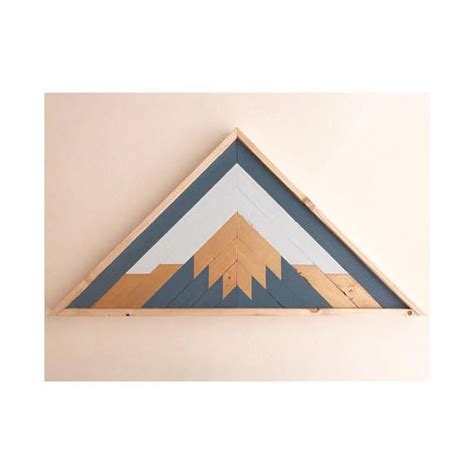 Diy wood wall art youtube plans mountain decoration kids. Wood Mountain Art Geometric Wood Art Wall Reclaimed Lath ...