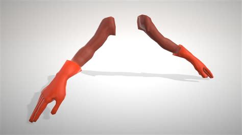 Arms Gloves With Animation 3d Asset Cgtrader