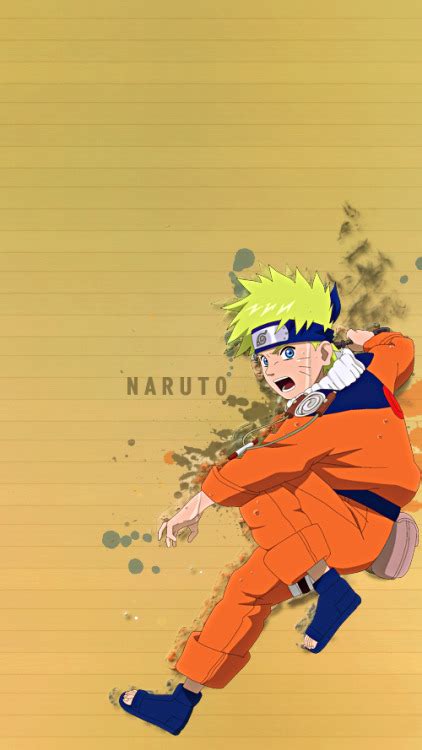 Yellow Anime Wallpaper Yellow Naruto Aesthetic Anime Wallpaper Hd