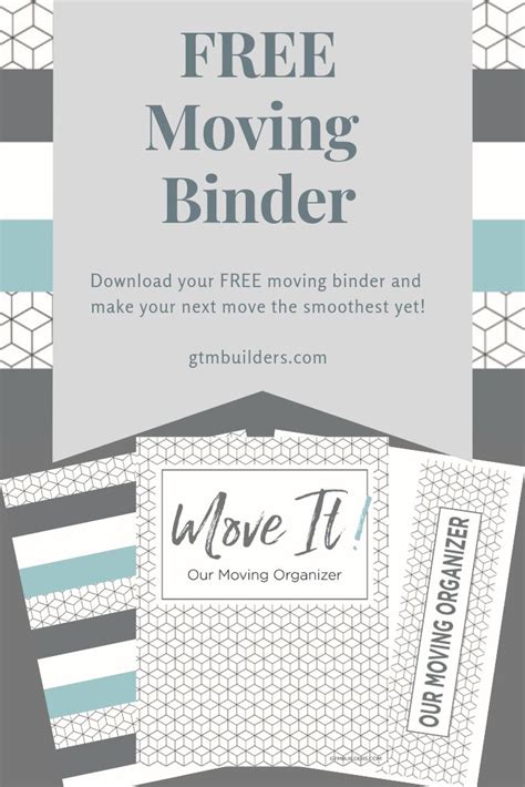 Free Printable Binder Moving Kit Gtm Builders Moving Binder Moving