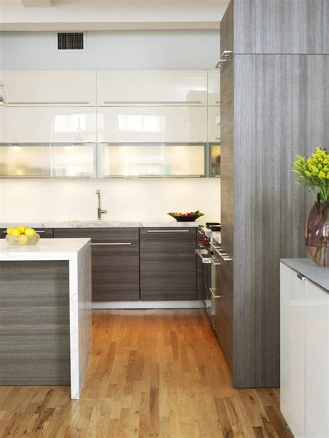 The glass kitchen cabinets offer a decorative detail to your modern kitchen design. Lift Up Cabinet Doors | Houzz