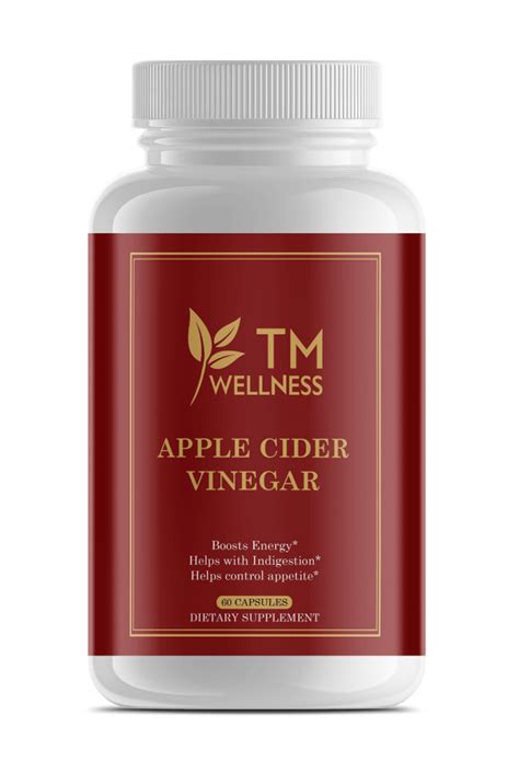 Apple Cider Vinegar Capsules Tm Wellness 全仁健康產品
