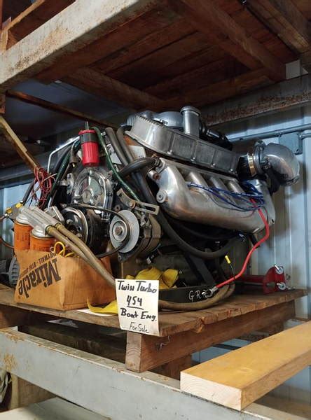 Complete Twin Turbo 454 Marine Engine For Sale In Dandridge Tn