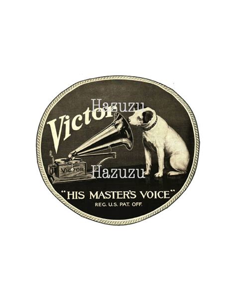 Rca Victor Dog His Masters Voice Advertising Png Clip Art Etsy Uk