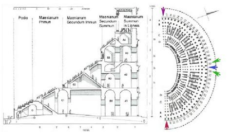 The Different Levels Of The Colosseum Download Scientific Diagram