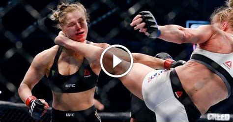 Free Fight Holly Holm Vs Ronda Rousey Mma Underground