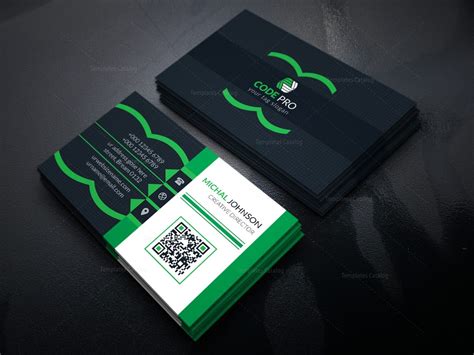 Elegant business cards are the best choice if you want your card to be memorable by not being too loud. Elegant Business Card Design Template in EPS Format 001624 - Template Catalog