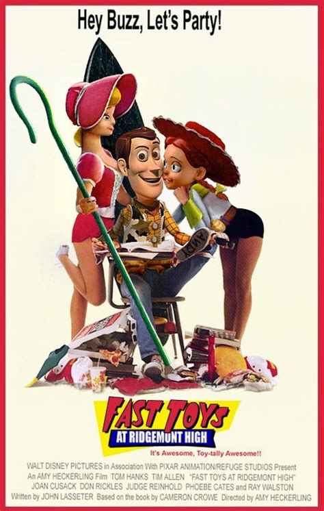 Fast Times At Ridgemont High Toy Story Mash Up Poster Popoptiq