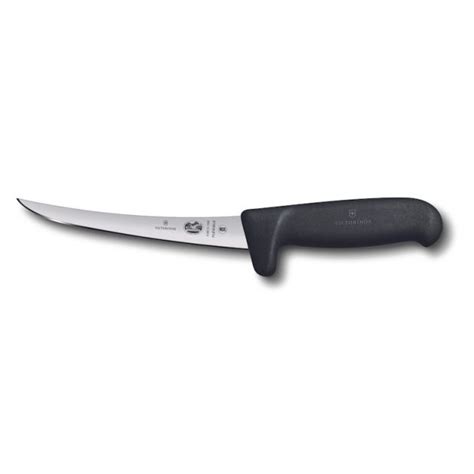 victorinox fibrox boning knife 15cm curved flex narrow blade with safety grip