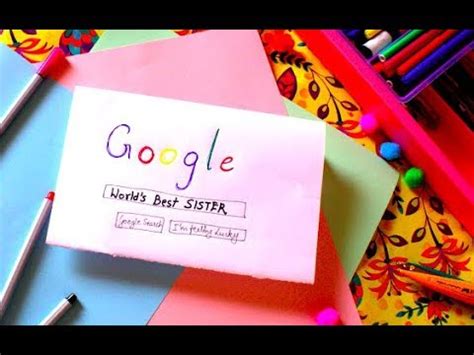 Check spelling or type a new query. Easy DIY card for Sister | DIY Rakhi gift idea for sister ...