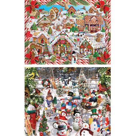 Set Of 2 Lori Schory Holiday 1000 Piece Jigsaw Puzzles Spilsbury