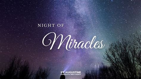 Night Of Miracles Saebc Choir Youtube