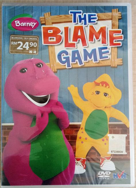 Barney The Blame Game Dvd
