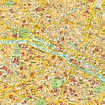 Plan Paris, Île-de-France, France. Cartes, plans et itinéraires hot-maps.