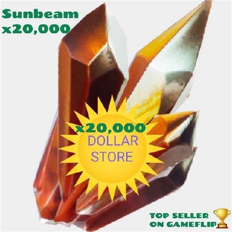 Sunbeam Crystal 20000x Game Items Gameflip