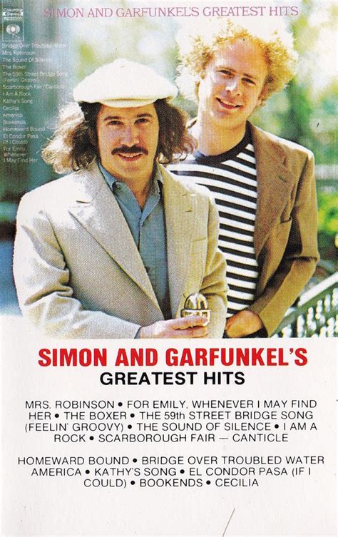Simon And Garfunkel Simon And Garfunkels Greatest Hits Cassette
