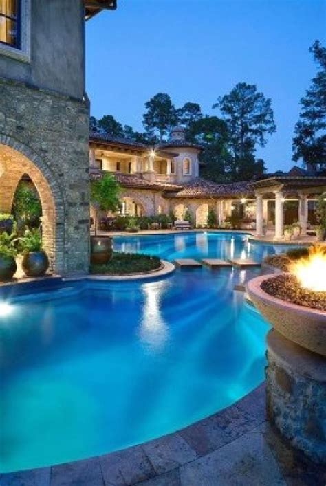 35 Stunning Luxury Backyard Design Ideas Luxury Pools Mansions