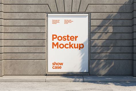 Free Street Poster Mockup Graphic Ghost