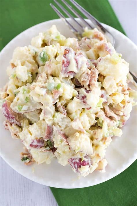 For german potato salad, sliced potatoes are tossed with bacon, sautéed onions, fresh herbs, and a mustardy white wine dressing. Best Ever Potato Salad Recipe