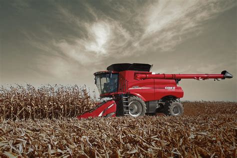 Harvesting Corn Heads Case Ih