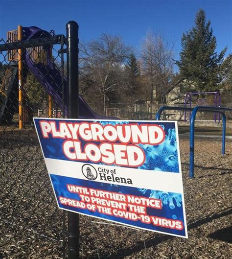 Helena Closes Playgrounds Due To Covid 19 State And Regional
