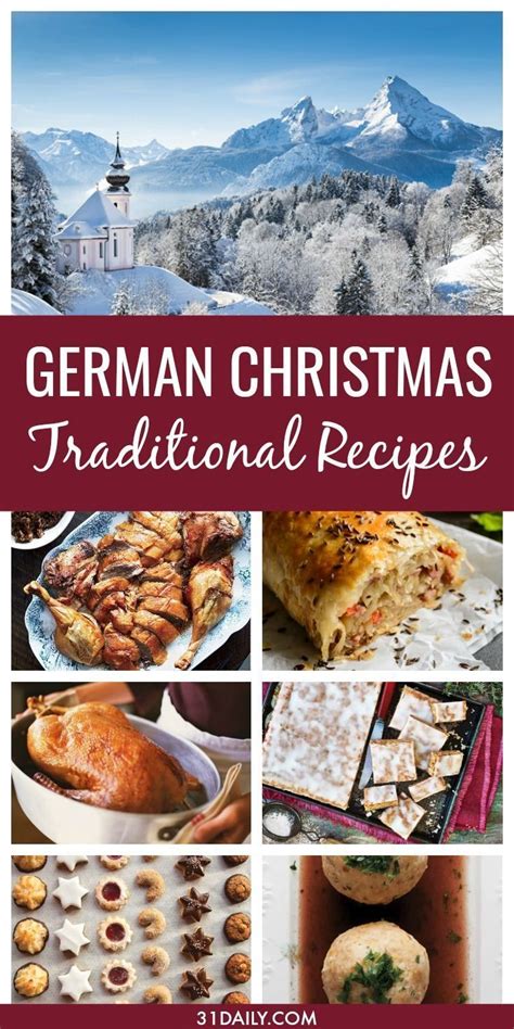 In germany, the traditional meat eaten for christmas dinner is goose. German Christmas Eve Dinner : Traditional German Christmas ...