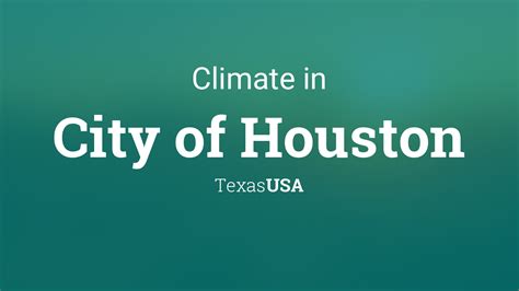 Climate And Weather Averages In City Of Houston Texas Usa
