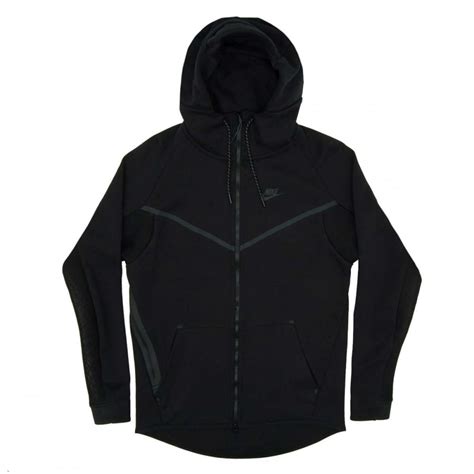 Nike Tech Fleece Windrunner Hero Jacket Black Mens Clothing From