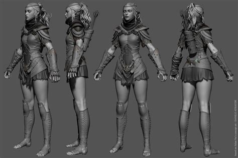 Realtime Character Based Juhan Nas Concept Art Character Design