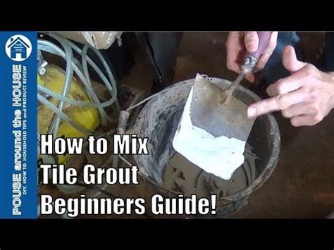 By the way, the john bridge forums were the most helpful resource that i found during my research and remodeling job. How to mix tile grout. Mixing grout made easy for ...