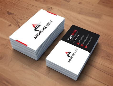 Unique Business Card Design By Mahin Miah On Dribbble