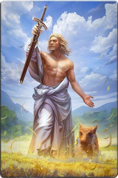 Freyr Norse Mythology Art Debsartliffcards