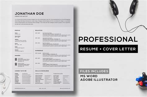 Getting help of professional cv creator is better than scrolling through the internet in search of suitable templates and examples. Professional Resume + Cover Letter 6 ~ Cover Letter ...