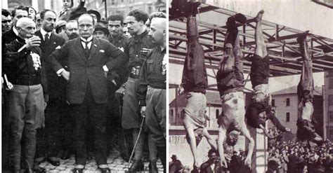 His bald head, deeply set jaw, and piercing brown eyes gave him away. This Rare Photo Captures The Moment Benito Mussolini Died