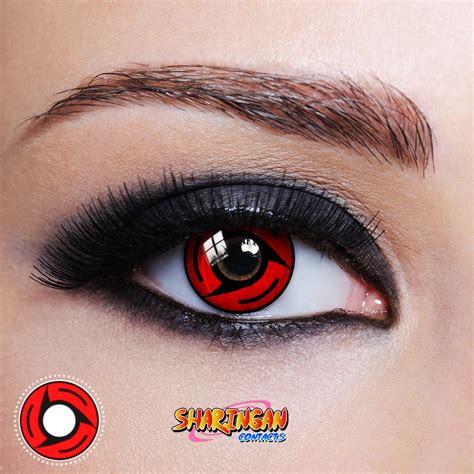 Itachi Mangekyou Sharingan Contacts Naruto Eye Lens Cosplay Lenses
