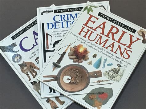 Eyewitness Books For Children Early Humans Crime Detection Etsy In