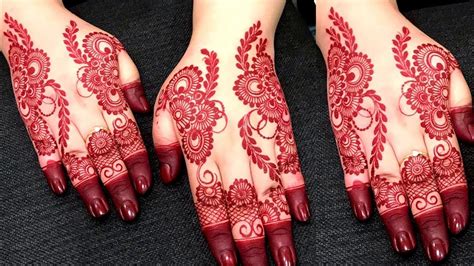 Latest Most Gorgeous And Elegant Mehndi Design Artistic Henna By Saima Youtube